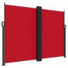 Retractable Side Awning - Red 180x1200 cm for Privacy