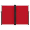 Retractable Side Awning - Red 180x1200 cm for Privacy