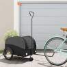 Bike Trailer Black 45 kg Iron Colour black Size 63 x 126 x 63 cm 