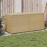 Garden Storage Box Mix Beige 283L Poly Rattan - Durable & Stylish