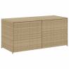 Garden Storage Box Mix Beige 283L Poly Rattan - Durable & Stylish