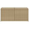 Garden Storage Box Mix Beige 283L Poly Rattan - Durable & Stylish