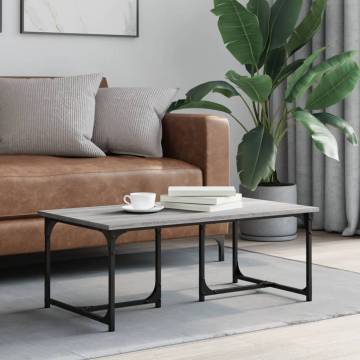 Elegant Grey Sonoma Coffee Table - 90x50x35 cm | Hipo Market