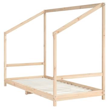 Kids Bed Frame 90x190 cm Solid Wood Pine - Hipo Market