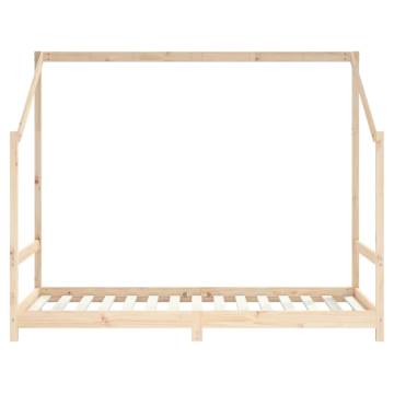 Kids Bed Frame 90x190 cm Solid Wood Pine - Hipo Market