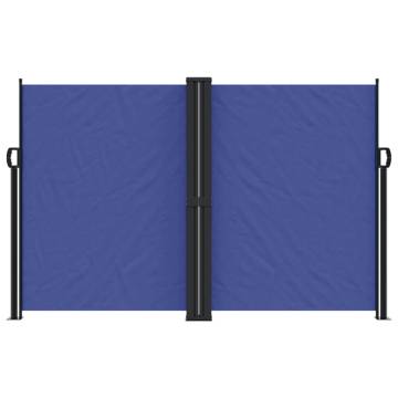 Retractable Side Awning Blue 160x1000 cm - Hipomarket