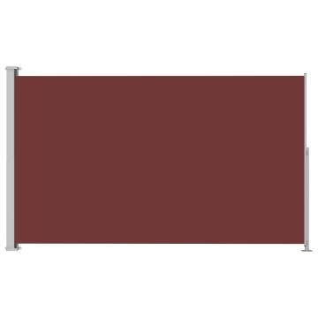 Patio Retractable Side Awning 220x300 cm Brown | HipoMarket