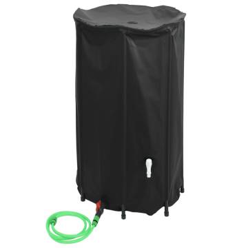 Foldable 250L Water Tank with Tap - Durable PVC Design