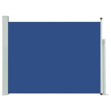 Patio Retractable Side Awning 140x500 cm - Blue | HipoMarket