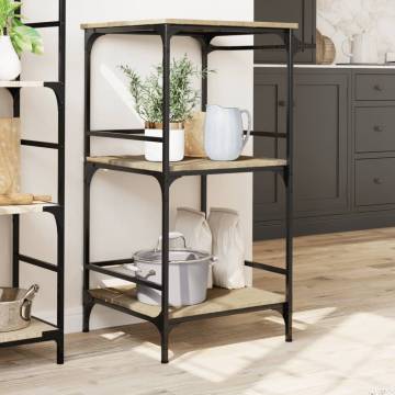 Kitchen Trolley Sonoma Oak - Stylish & Versatile Storage