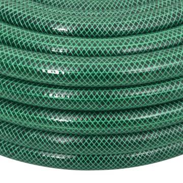 Garden Hose with Fitting Set Green 30m PVC - Durable & Efficient