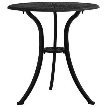 Garden Table Black 62x62x65 cm - Stylish Outdoor Furniture