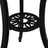 Garden Table Black 62x62x65 cm - Stylish Outdoor Furniture