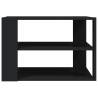 Elegant Black Coffee Table - 59.5x59.5cm Engineered Wood