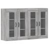 Wall Mounted Cabinets - 2 pcs Grey Sonoma Engineered Wood