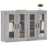 Wall Mounted Cabinets - 2 pcs Grey Sonoma Engineered Wood