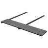 WPC Decking Boards 10m² with Accessories - Grey