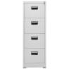 Light Grey Filing Cabinet | Durable Steel Storage Solution