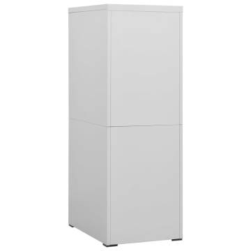 Light Grey Filing Cabinet | Durable Steel Storage Solution