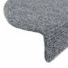 Self-adhesive Stair Mats 5 pcs Light Grey | Hipomarket