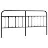 Black Metal Headboard 193 cm - Stylish & Sturdy Design