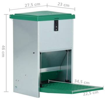 Feedomatic Automatic Poultry Feeder - 8 kg Capacity