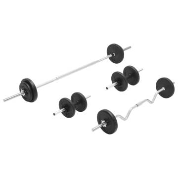 30 kg Barbell and Dumbbell Set - Versatile Workout Solution