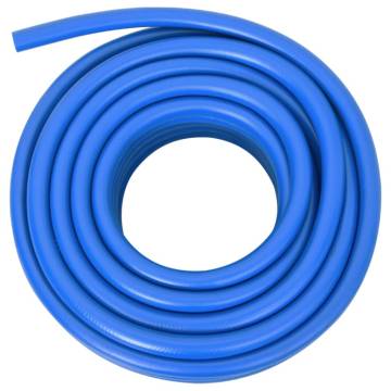 Durable 50m Air Hose Blue 0.7" PVC for Compressors | Hipomarket