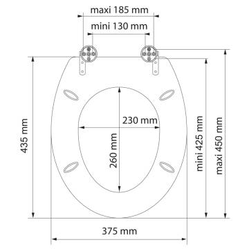 SCHÜTTE Soft-Close Toilet Seat RELAX - Durable & Comfortable