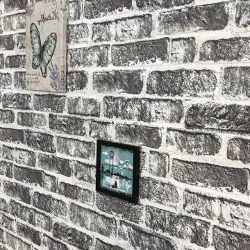 3D Dark Grey Brick Wall Panels - 10 pcs EPS | HipoMarket