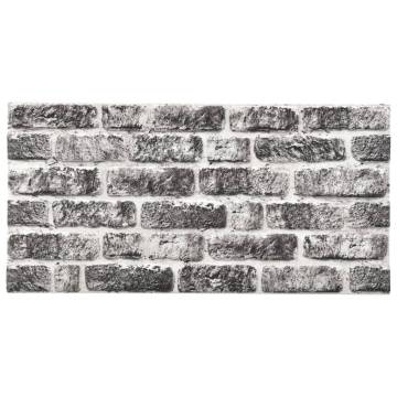 3D Dark Grey Brick Wall Panels - 10 pcs EPS | HipoMarket