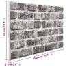 3D Dark Grey Brick Wall Panels - 10 pcs EPS | HipoMarket