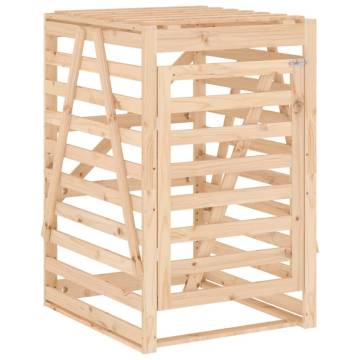 Triple Wheelie Bin Storage | Solid Wood Pine - Hipomarket