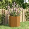 Planter Rusty 40x40x45 cm Corten Steel - Durable & Stylish