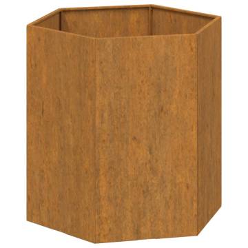 Planter Rusty 40x40x45 cm Corten Steel - Durable & Stylish