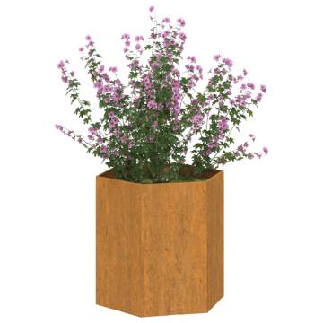 Planter Rusty 40x40x45 cm Corten Steel - Durable & Stylish