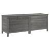 Garden Storage Box Anthracite - Solid Fir Wood 150x50x56.5 cm