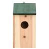 10 Pcs Bird Houses - Solid Firwood Garden Decor | HipoMarket UK