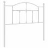 Stylish White Metal Headboard - 100 cm | HipoMarket