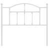 Stylish White Metal Headboard - 100 cm | HipoMarket