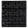 3D Wallpaper Bricks - Self-Adhesive Black | 10 Pcs