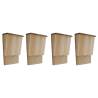 Wooden Bat Houses Set of 4 – 22x12x34 cm | Hipo Market