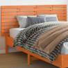 Wall Headboard 166x3x63 cm Solid Wood Pine Colour brown Size 166 x 63 cm Quantity in Package 1 