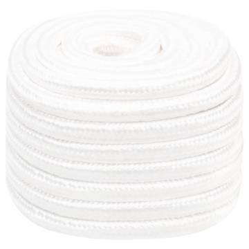 Boat Rope Full White 20mm 100m - Durable Polypropylene Rope