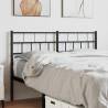 Metal Headboard Black 120 cm Colour black Size 120 cm Quantity in Package 1 