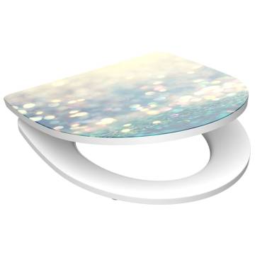 SCHÜTTE Duroplast High Gloss Toilet Seat - Soft-Close MAGIC LIGHT