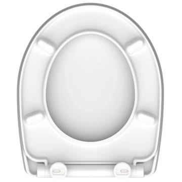 SCHÜTTE Duroplast High Gloss Toilet Seat - Soft-Close MAGIC LIGHT