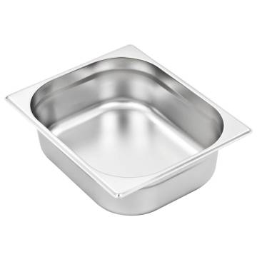 Gastronorm Containers 4 pcs GN 1/2 Stainless Steel - Hipomarket