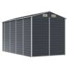 Garden Shed Anthracite 191x385 cm - Durable Galvanised Steel