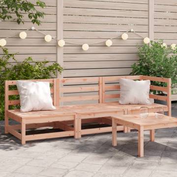 Garden Sofa 3-Seater Solid Wood Douglas - Durable & Stylish